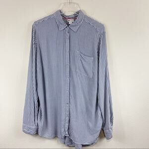Stylus | Striped Button Down Shirt Sz XL